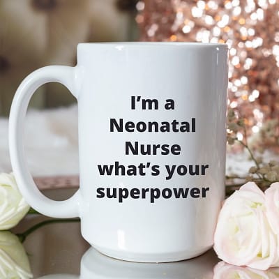 Neonatal Nurse - What's your superpower_RoseGold_15ozMug Mockup_MG_8534-800x800