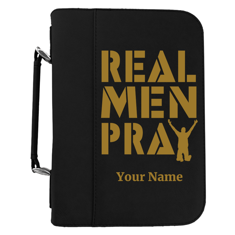Real Men Pray bible covers for men